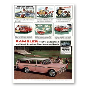 1960 Rambler Station Wagon Print Ad | Small Fry