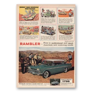 1960 Rambler Print Ad | Sheriff Nabs