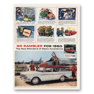 1960 Rambler Station Wagon Print Ad | Basic Excellence
