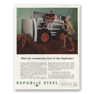 1960 Republic Steel Print Ad | Hero Highways