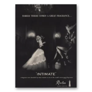 1960 Intimate Perfume Print Ad | Great Fragrance