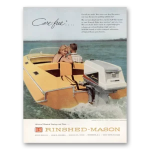 1960 Rinshed Mason Print Ad | Carefree Cast