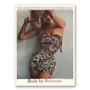1962 Roxanne Swimsuits Print Ad | Straps Up