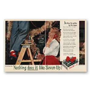 1960 7Up Print Ad | Parties By The Dozen