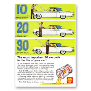 1960 Shell Motor Oil Print Ad | 30 Seconds