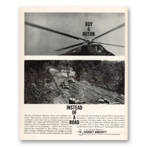 1960 Sikorsky Helicopters Print Ad | Rotor Instead