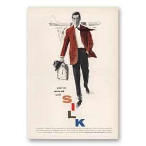 1960 International Silk Print Ad | Arrived Silk
