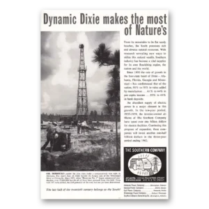 1960 Southern Company Print Ad | Dynamic Dixie