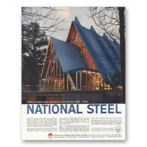1960 National Steel Print Ad | Pilgrim Congregational