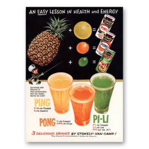 1960 Ping Pong Pi Li Print Ad | Easy Lesson