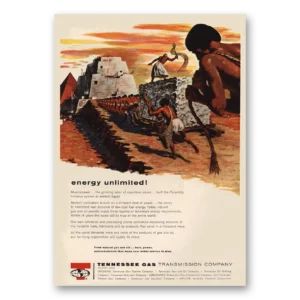 1960 Tennessee Gas Print Ad | Energy Unlimited