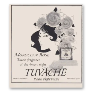 1960 Moroccan Rose Perfume Print Ad | Exotic Fragrance
