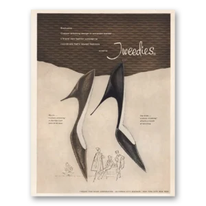 1960 Tweedie Footwear Print Ad | Custom Stitching