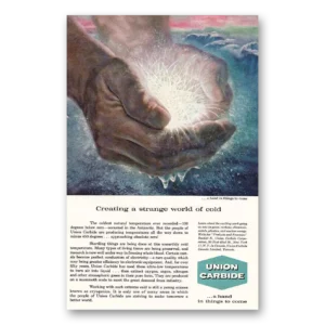 1960 Union Carbide Print Ad | Strange World