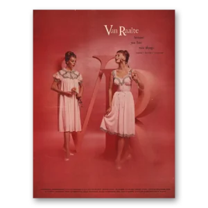1960 Van Raalte Lingerie Print Ad | Nice Things