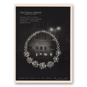 1960 Van Cleef & Arpels Jewelry Print Ad | Precious Jewels