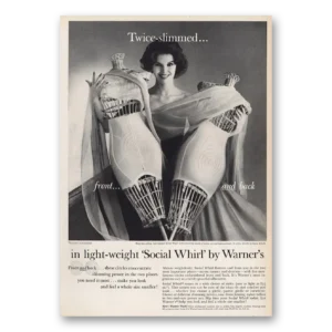 1960 Warners Undergarments Print Ad | Social Whirl
