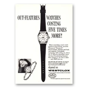 1960 Westclox Watches Print Ad | Watches