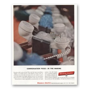 1960 Western Electric Print Ad | Conversation