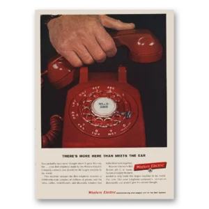 1960 Western Electric Print Ad | Meets The Ear