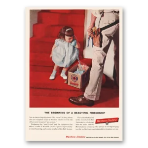 1960 Western Electric Print Ad | Beautiful Friendship