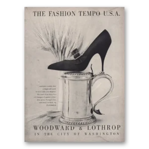 1960 Pandora Shoes Print Ad | Fashion Tempo