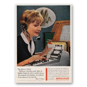 1961 American Airlines Print Ad | Mr Mckeon