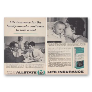 1961 Allstate Insurance Print Ad | Life Insurance