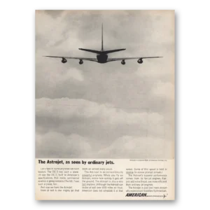 1961 American Airlines Print Ad | Astrojet