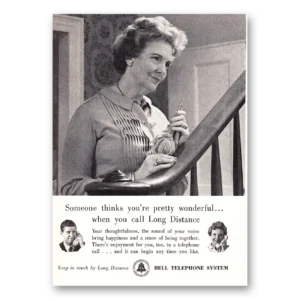 1961 Bell Telephone Print Ad | Pretty Wonderful