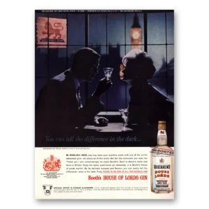 1961 House of Lords Print Ad | Tell Difference
