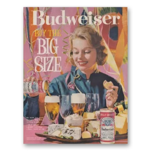 1961 Budweiser Beer Print Ad | Buy Big Size