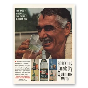 1961 Canada Dry Print Ad | Face America