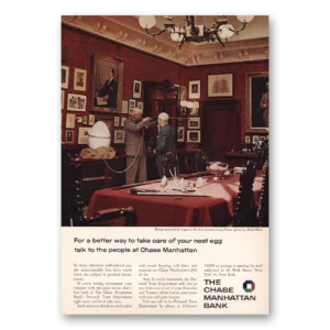 1961 Chase Manhattan Bank Print Ad | Purdeys Long Room