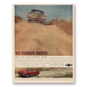 1961 Chevrolet Corvair Print Ad | Sporting Heart
