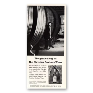 1961 Christian Brothers Print Ad | Gentle Sleep