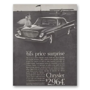 1961 Chrysler Print Ad | Price Surprise