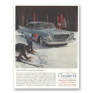 1961 Chrysler Newport Print Ad | Afford It