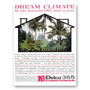 1961 GM Delco Conditionair Print Ad | Dream Climate