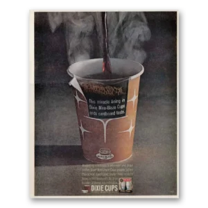 1961 Dixie Cup Print Ad | Miracle Lining