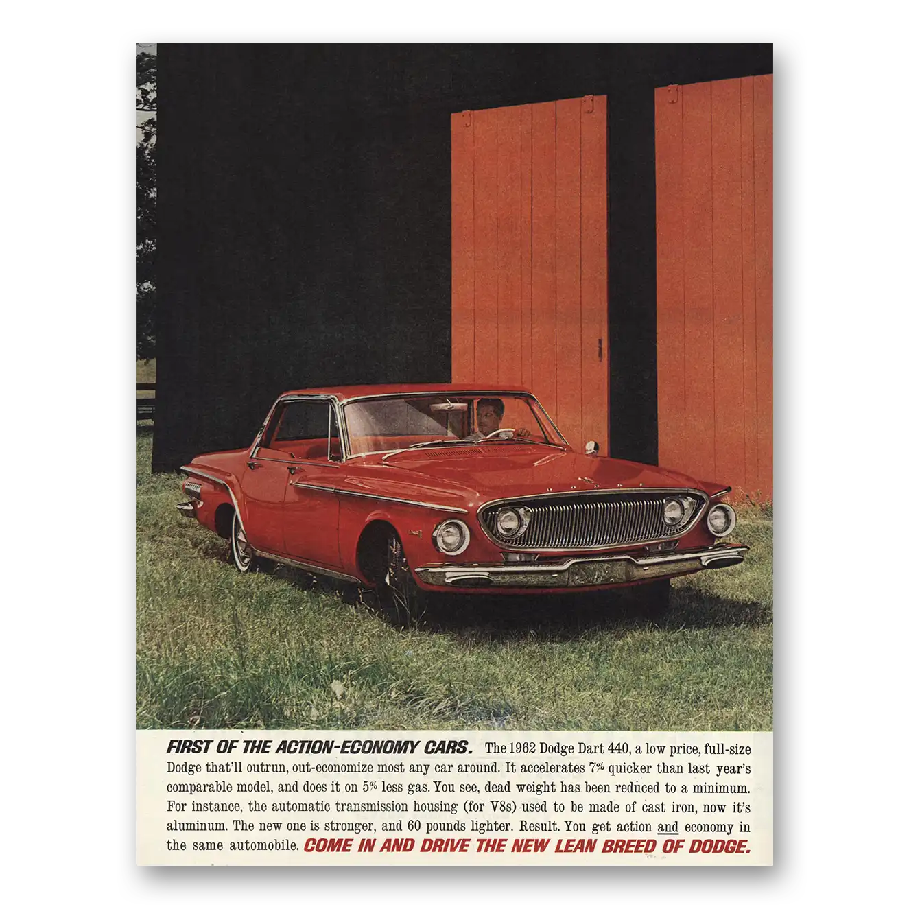 1961 Dodge Dart Print Ad | First Action