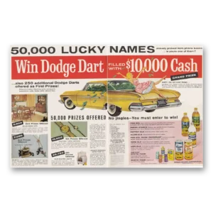 1961 Dumas Milner Print Ad | Dodge Dart