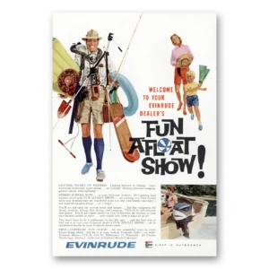 1961 Evinrude Print Ad | Fun Afloat