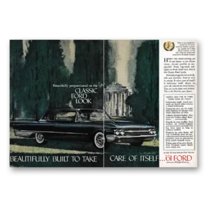 1960 Ford Print Ad | Beautifully Built