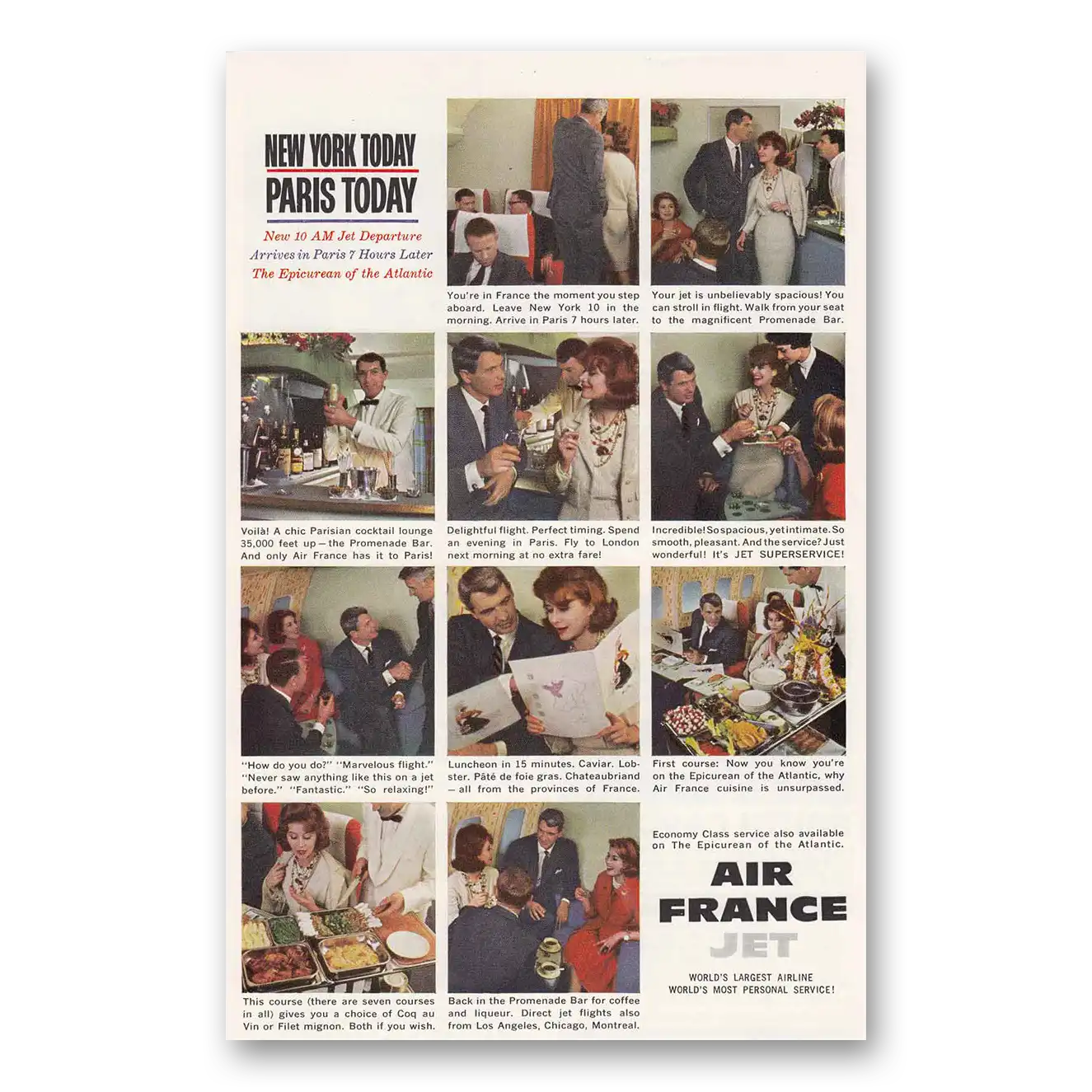 1961 Air France Print Ad | New York Today