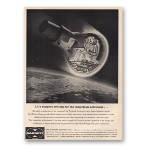 1961 Garrett AiResearch Print Ad | Life Support