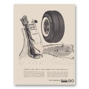 1961 General Tire Print Ad | Dual 90 Tires