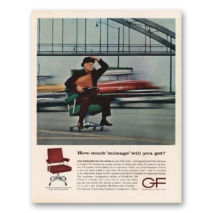 1961 General Fireproofing Print Ad | Business Furniture