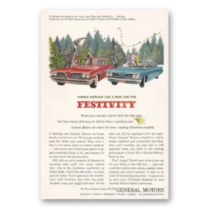 1961 General Motors Print Ad | Festivity