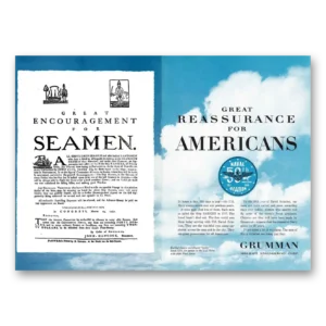 1961 Grumman Print Ad | 50th Anniversary